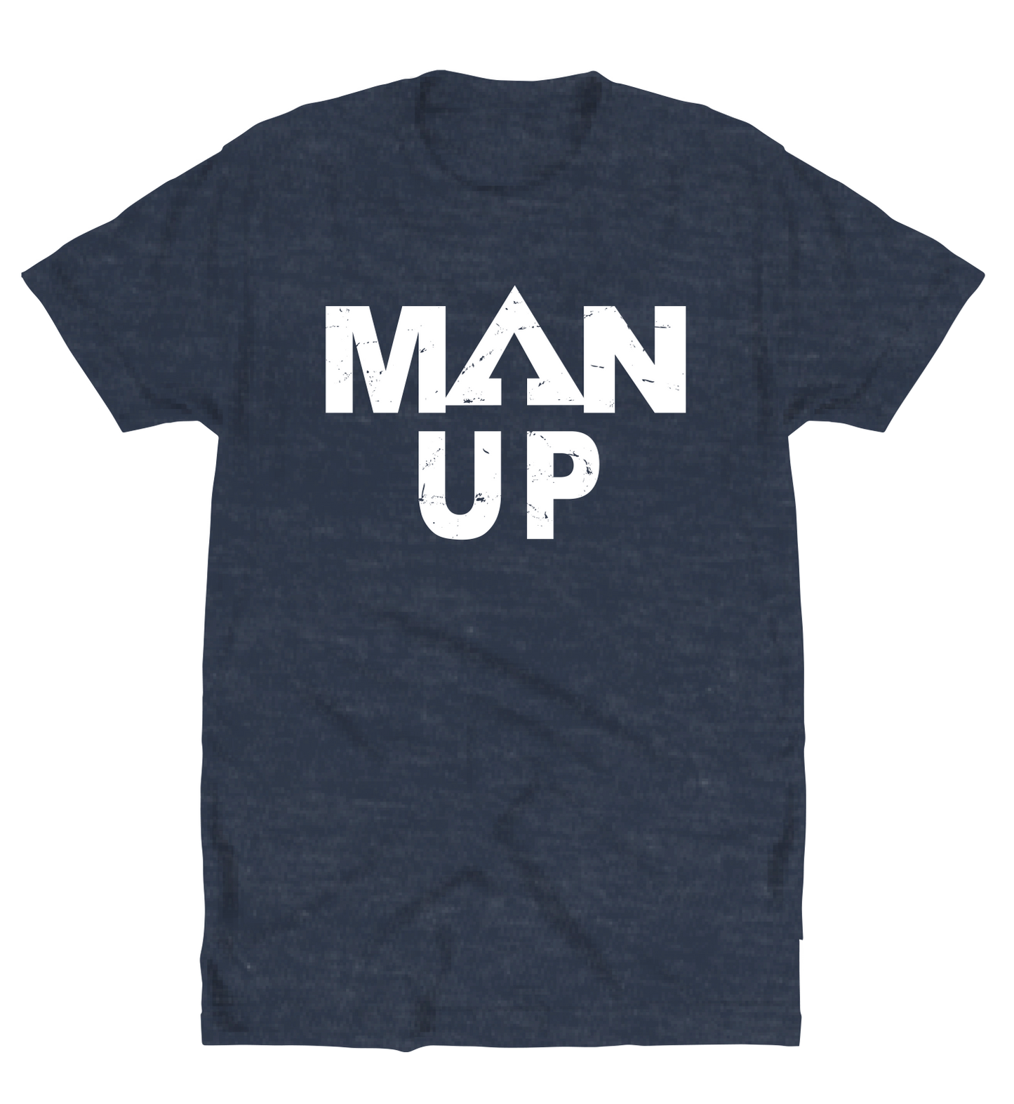 Man Up T-Shirt - Heather Denim