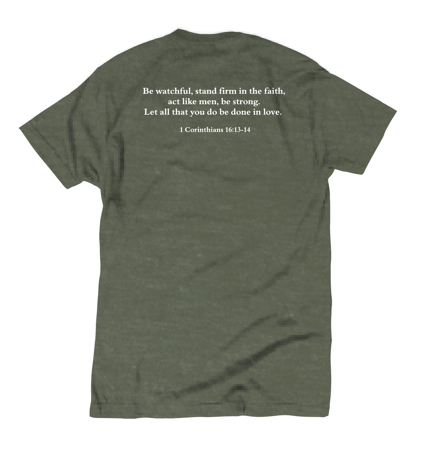 Man Up T-Shirt - Heather Military